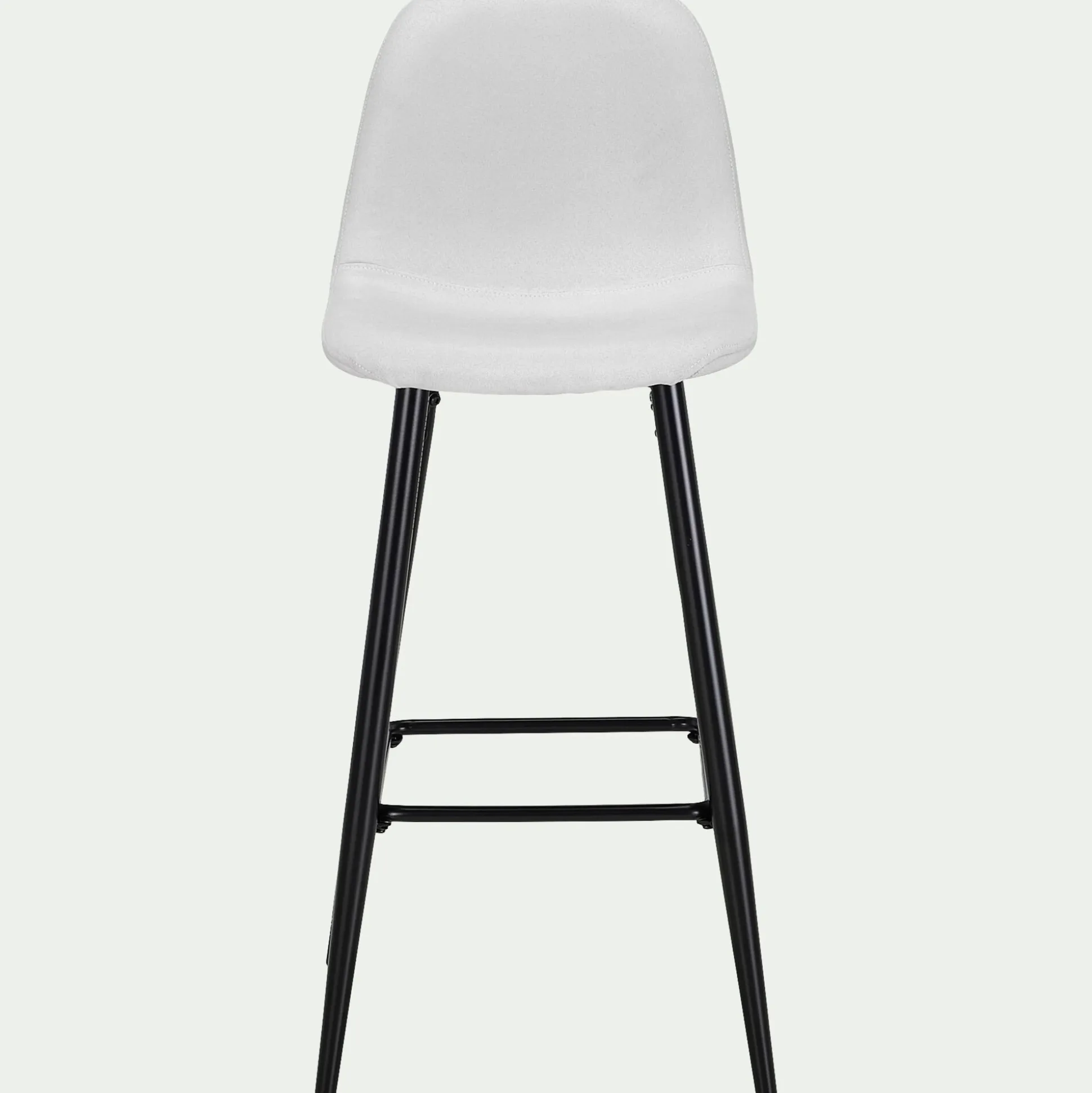 Chaise de bar H75cm - gris borie
