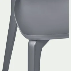 Chaise en bois - gris restanque
