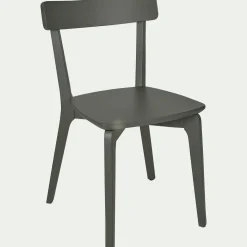 Chaise en bois - vert cèdre