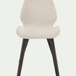 Chaise en tissu sans accoudoirs - beige