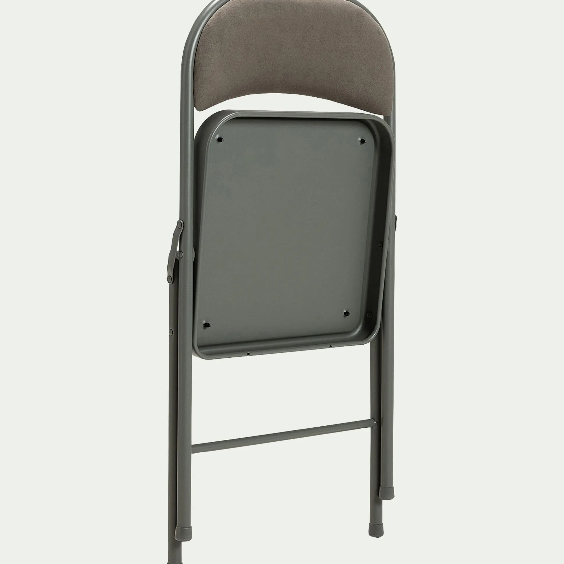 Chaise pliante en métal et tissu - vert