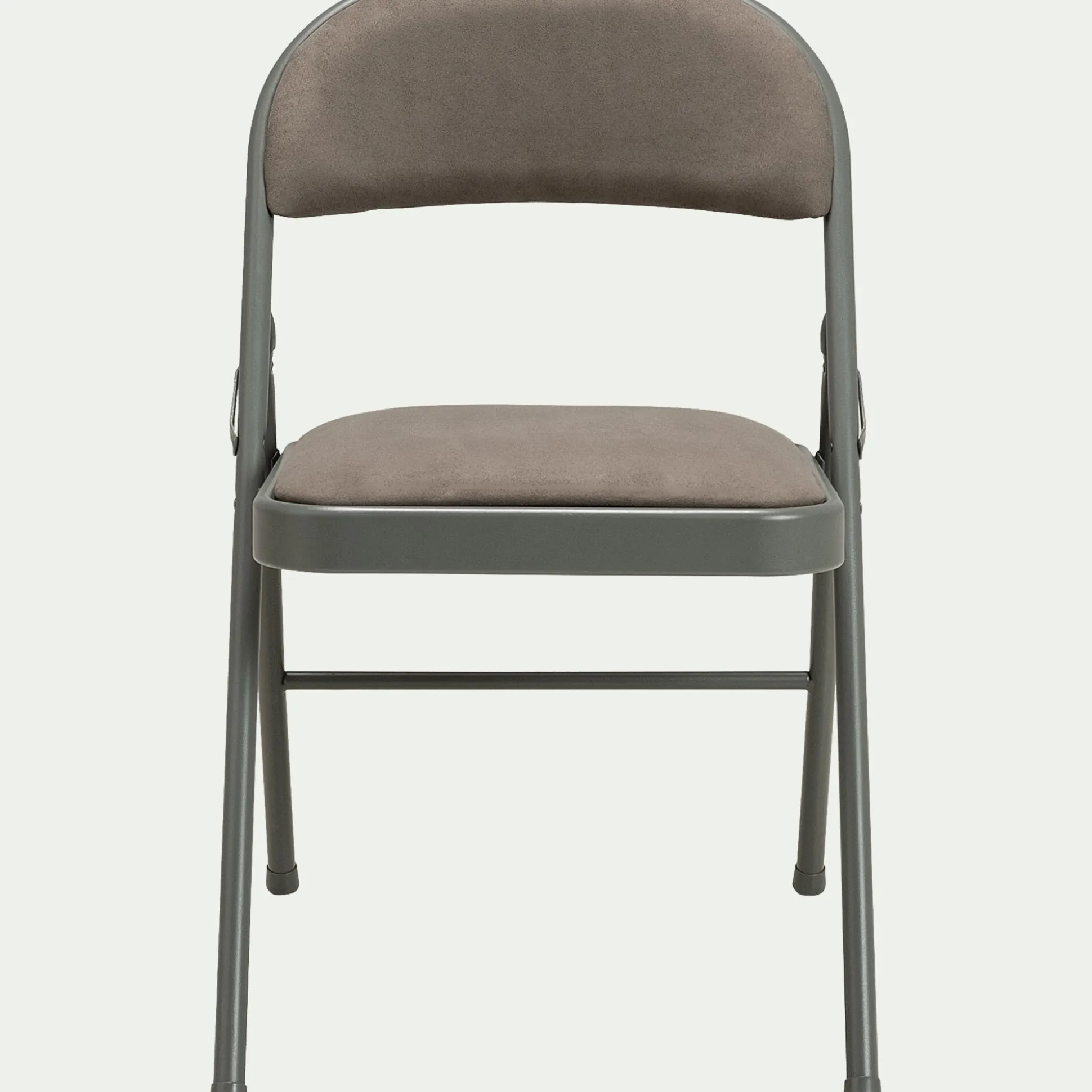 Chaise pliante en métal et tissu - vert