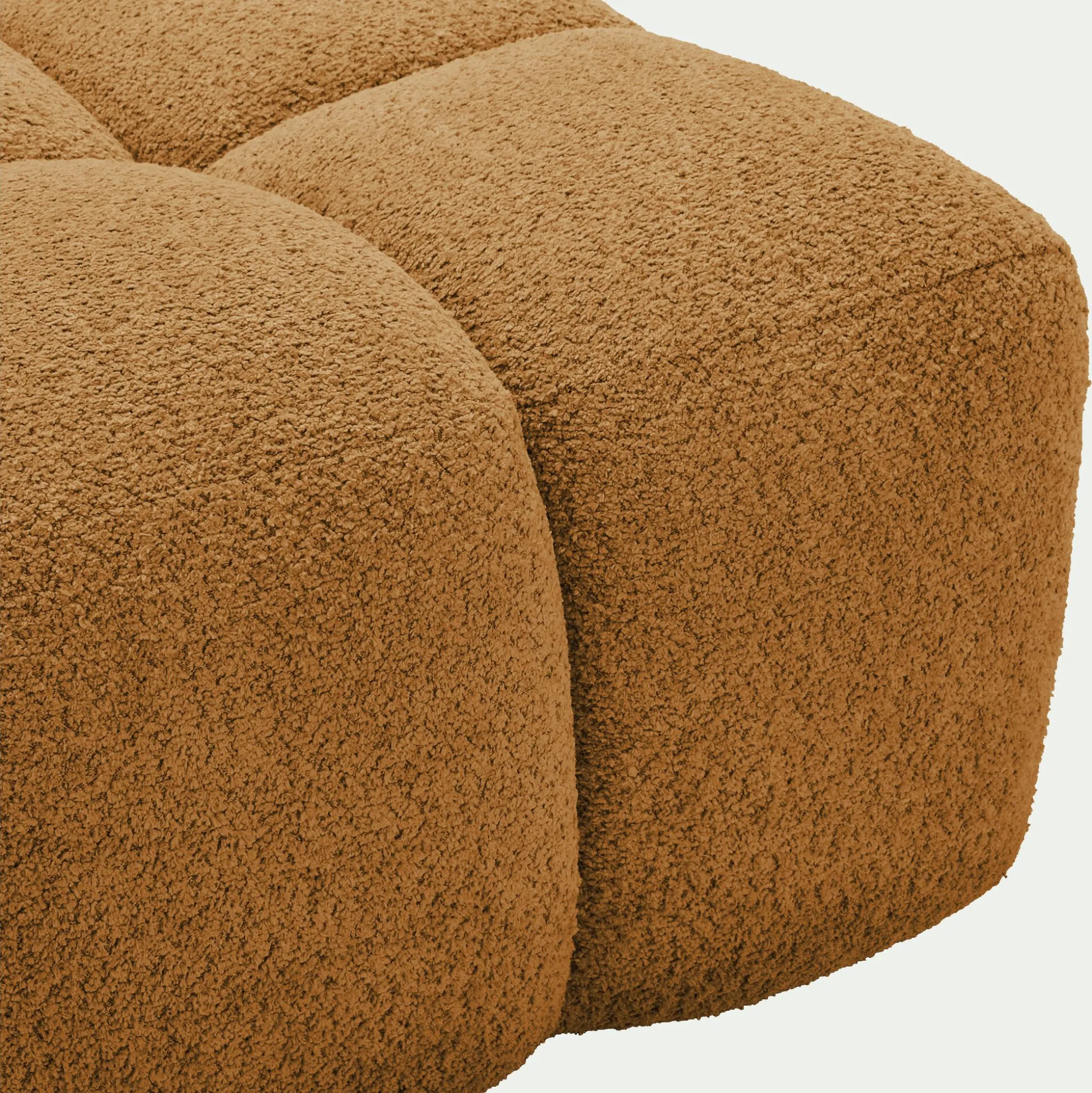 Chauffeuse avance - recule en tissu campo - jaune argan