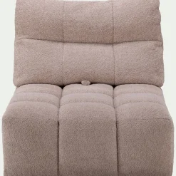 Chauffeuse avance - recule en tissu campo - beige
