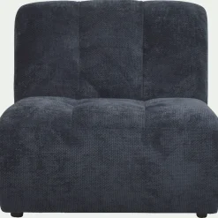 Chauffeuse en tissu Eden - bleu marine