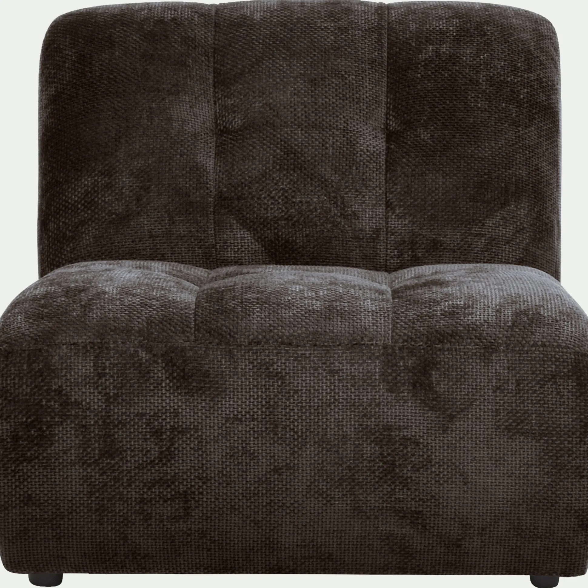 Chauffeuse en tissu Eden - marron
