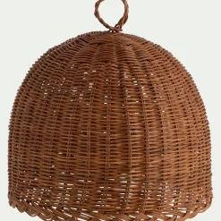 Cloche en rotin D26cm - marron