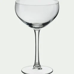 Coffret de 6 coupes à champagne en verre 24cl - transparent