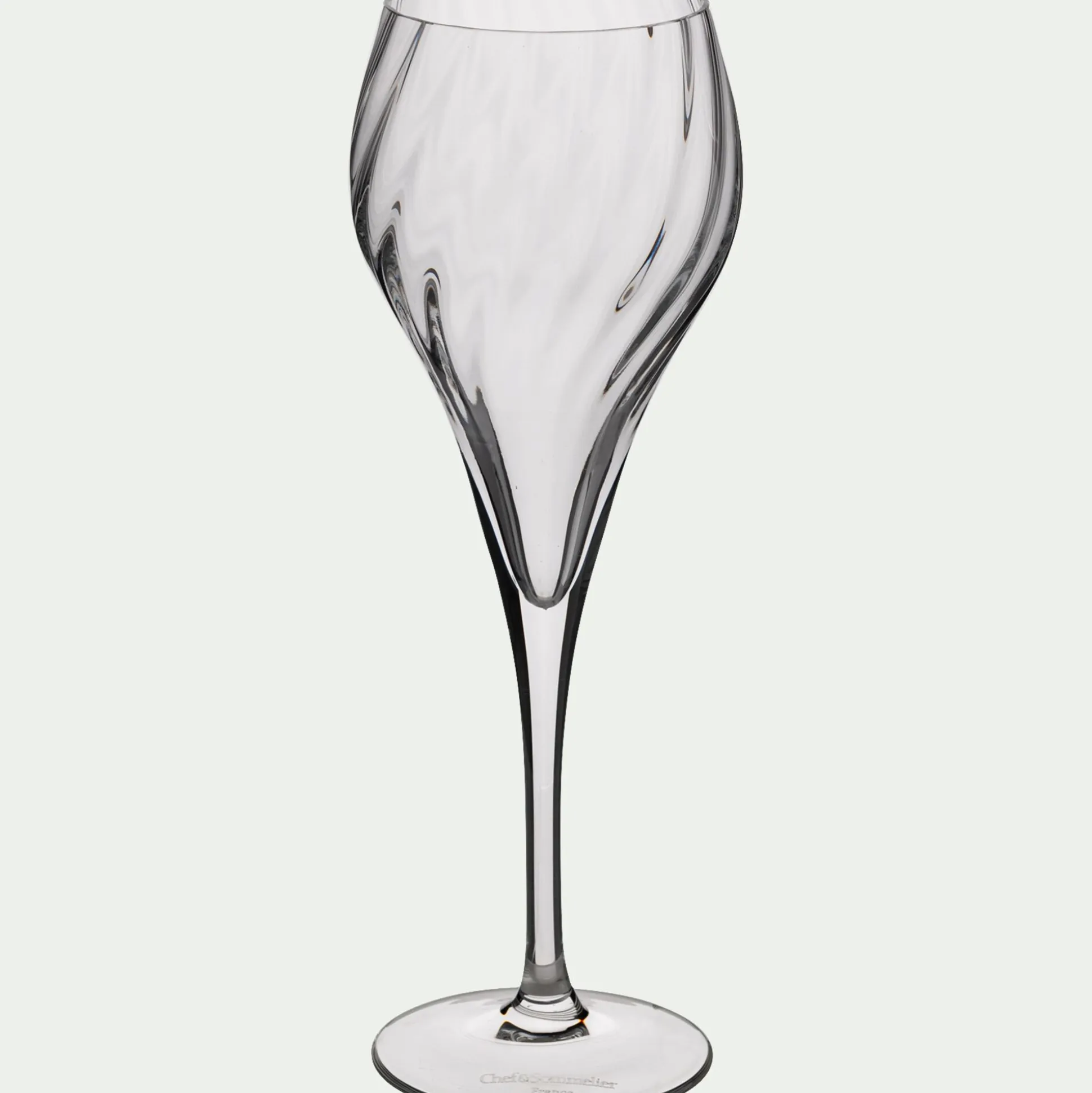 Coffret de 6 flûtes à champagne en cristallin 16cl - transparent