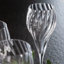 Coffret de 6 flûtes à champagne en cristallin 16cl - transparent
