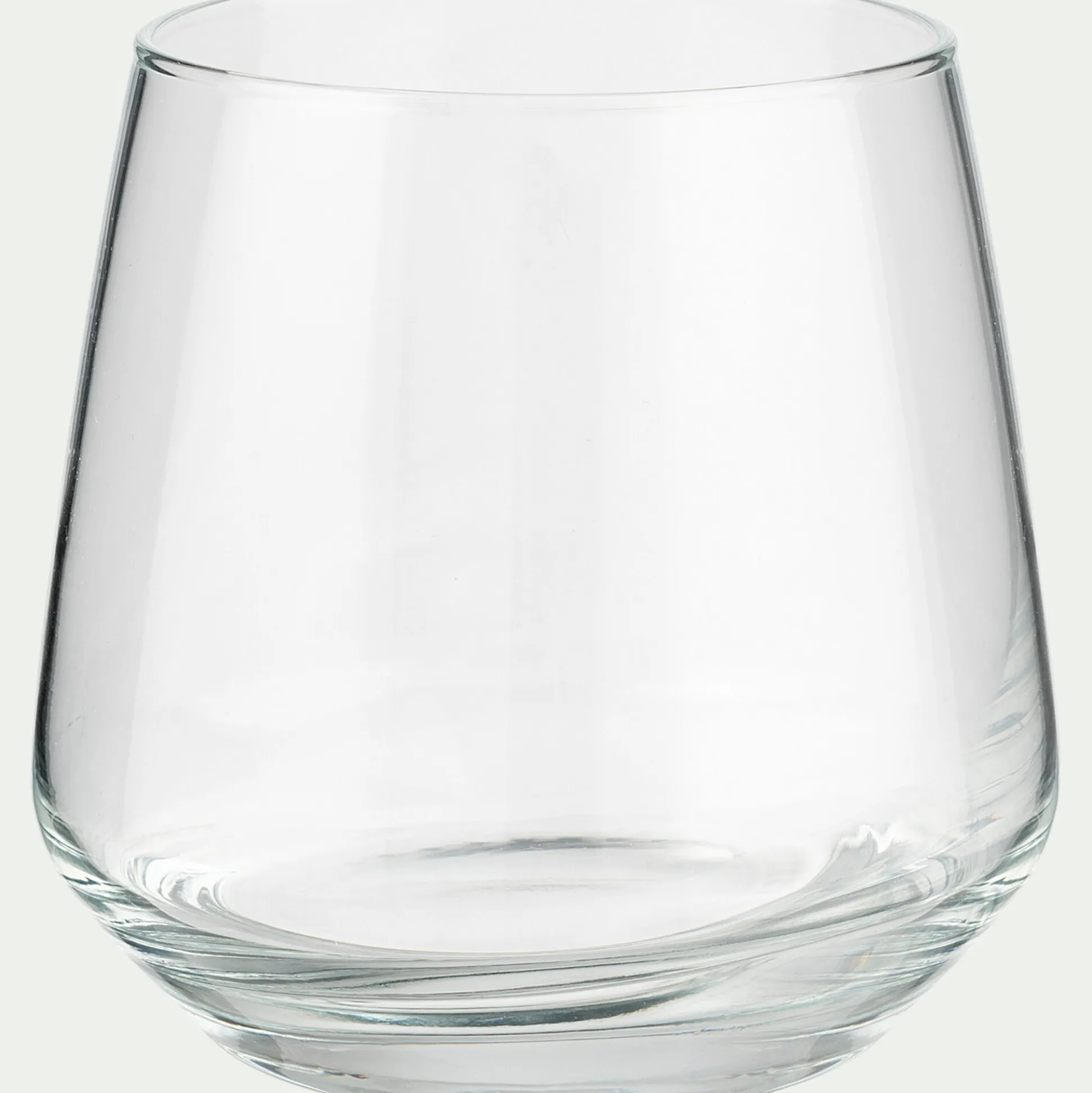Coffret de 6 gobelets en verre 34,5cl - transparent