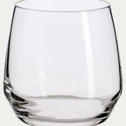 Coffret de 6 gobelets en verre 37cl - transparent