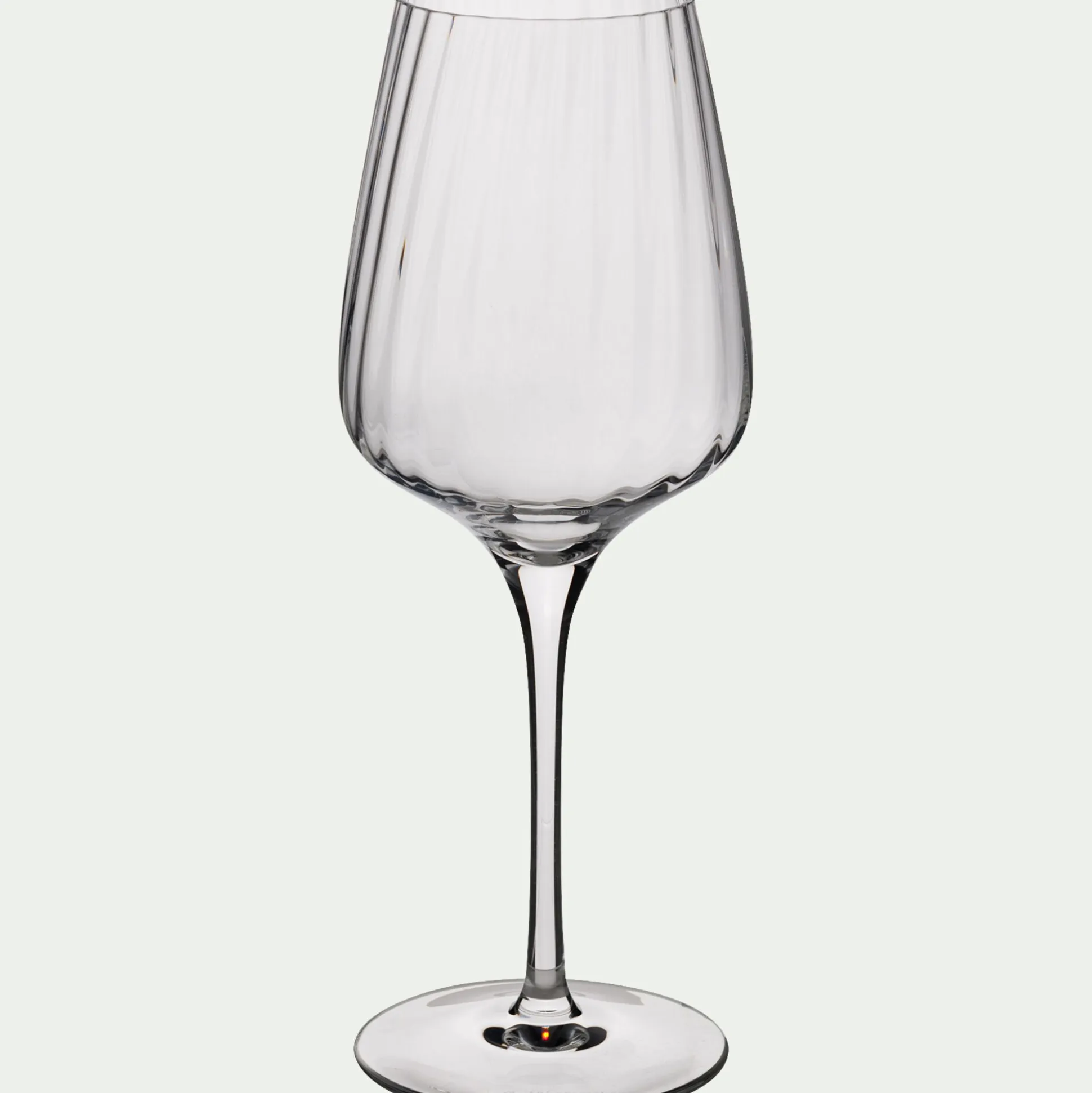Coffret de 6 verres à pied tulipe en cristallin 35cl - transparent