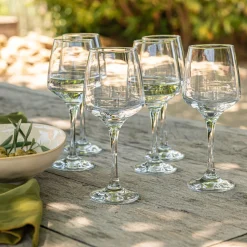 Coffret de 6 verres à vin 29,5cl - transparent