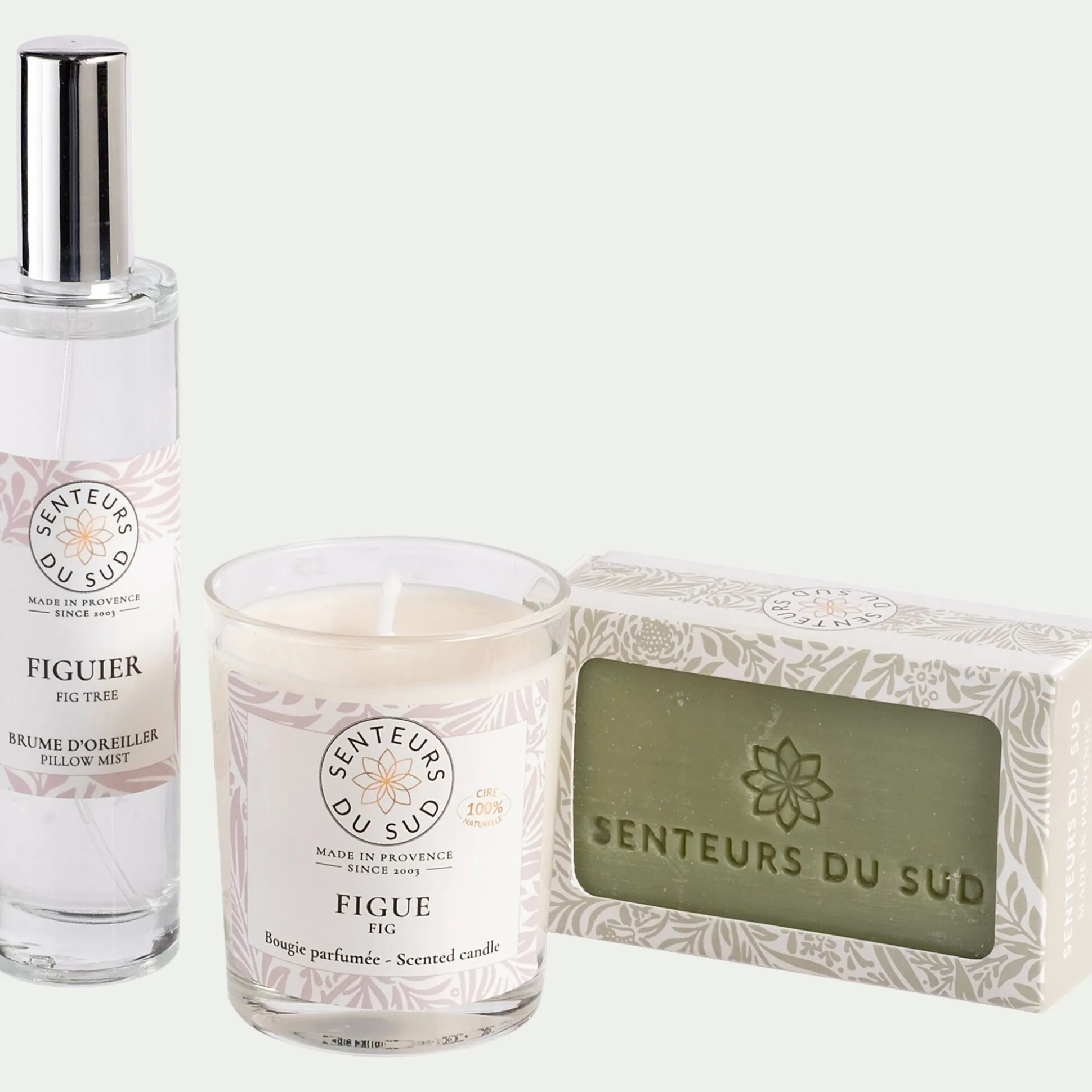Coffret 3 pièces senteur Figuier