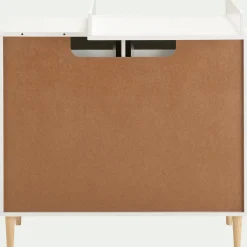 Commode enfant 4 tiroirs en bois - blanc