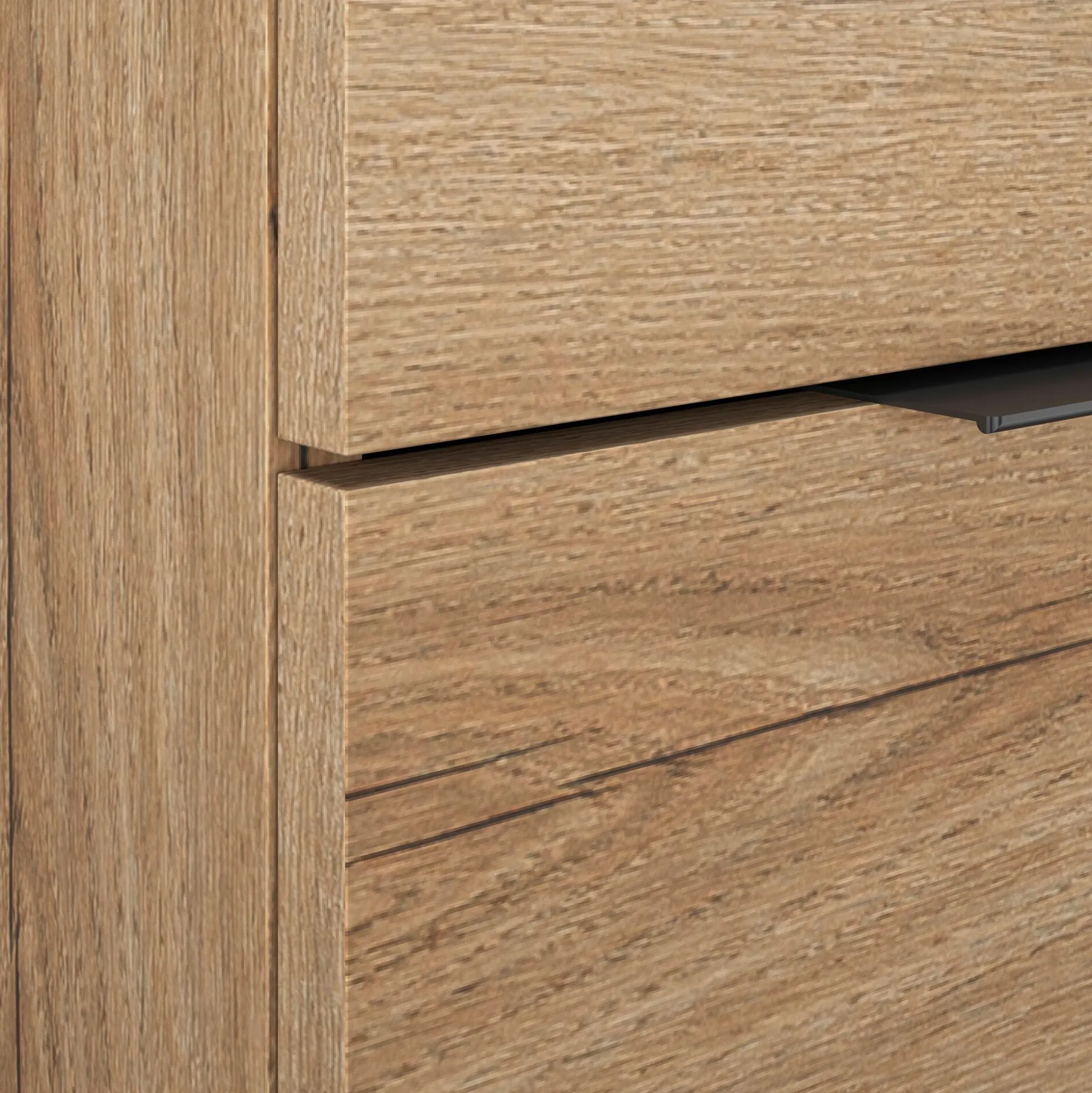 Commode 3 tiroirs en bois - bois clair