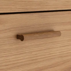 Commode 6 tiroirs en chêne - bois clair