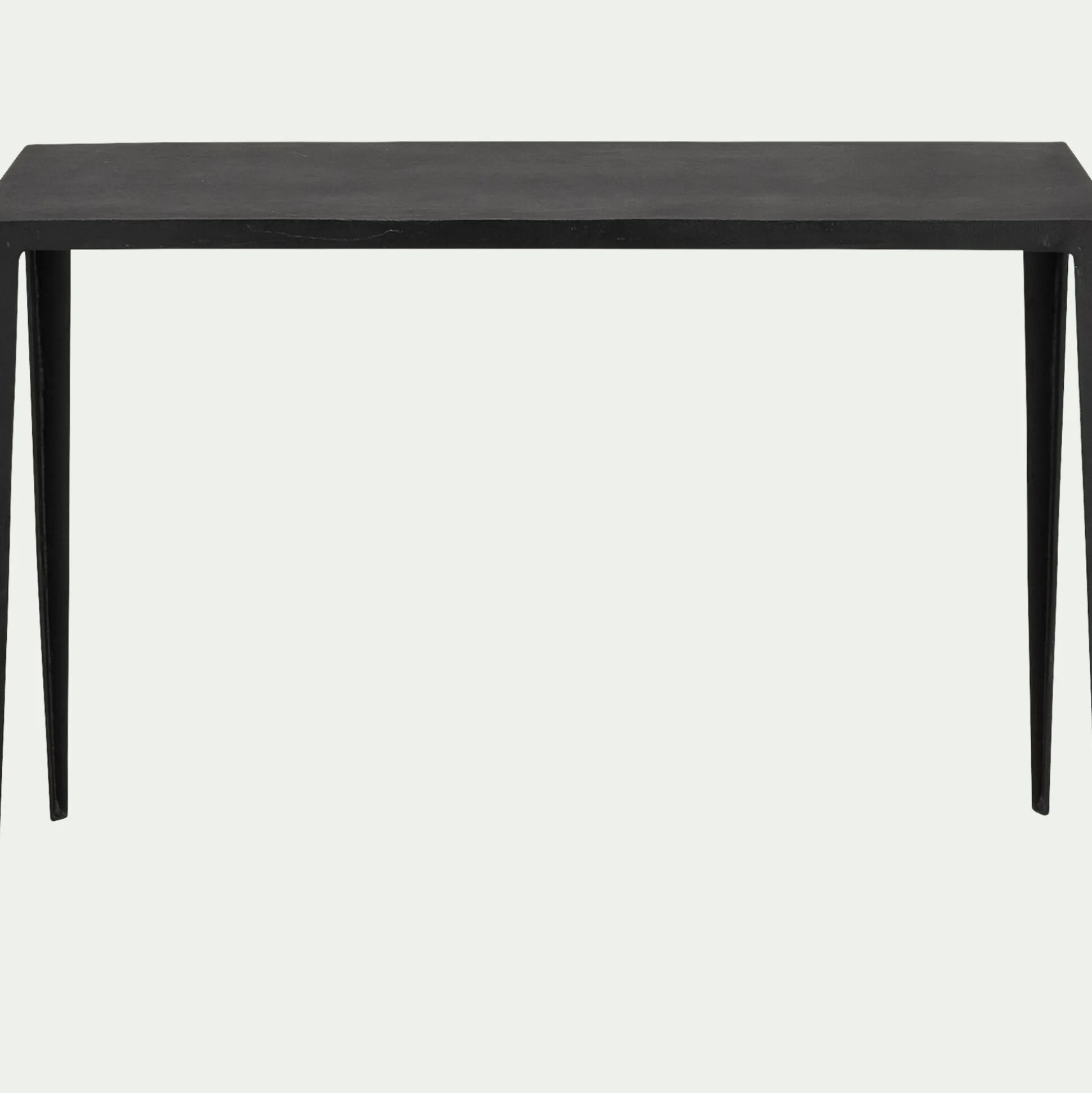 Console en aluminium - noir L121xl39xH82cm