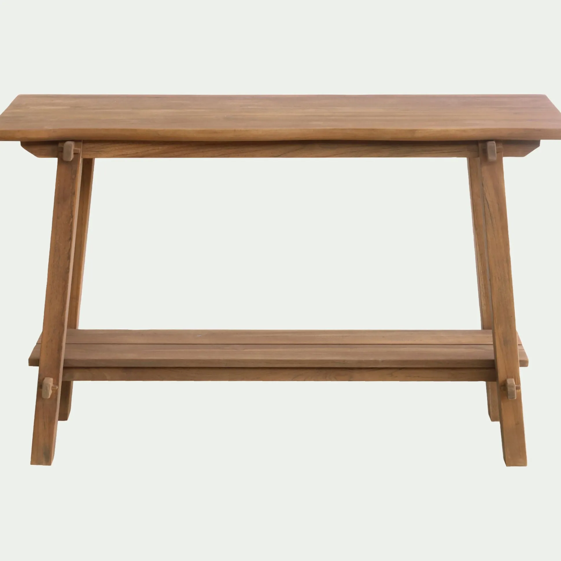 Console en teck recyclé L125xl37xH80cm - bois clair