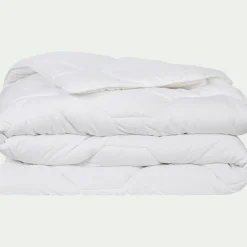 Couette tempérée en tencel et coton - blanc 220x240cm