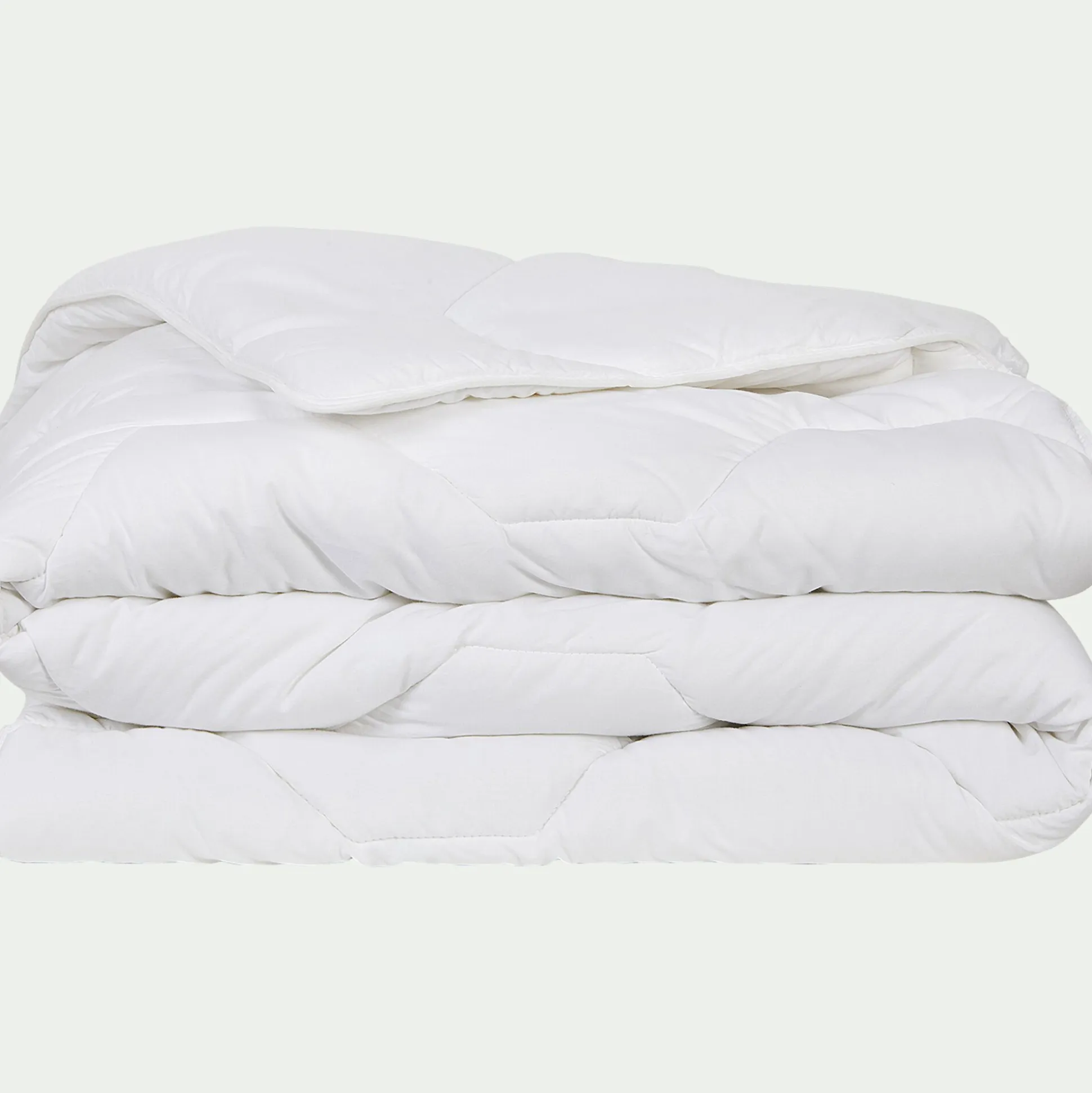 Couette tempérée en tencel et coton - blanc 220x240cm