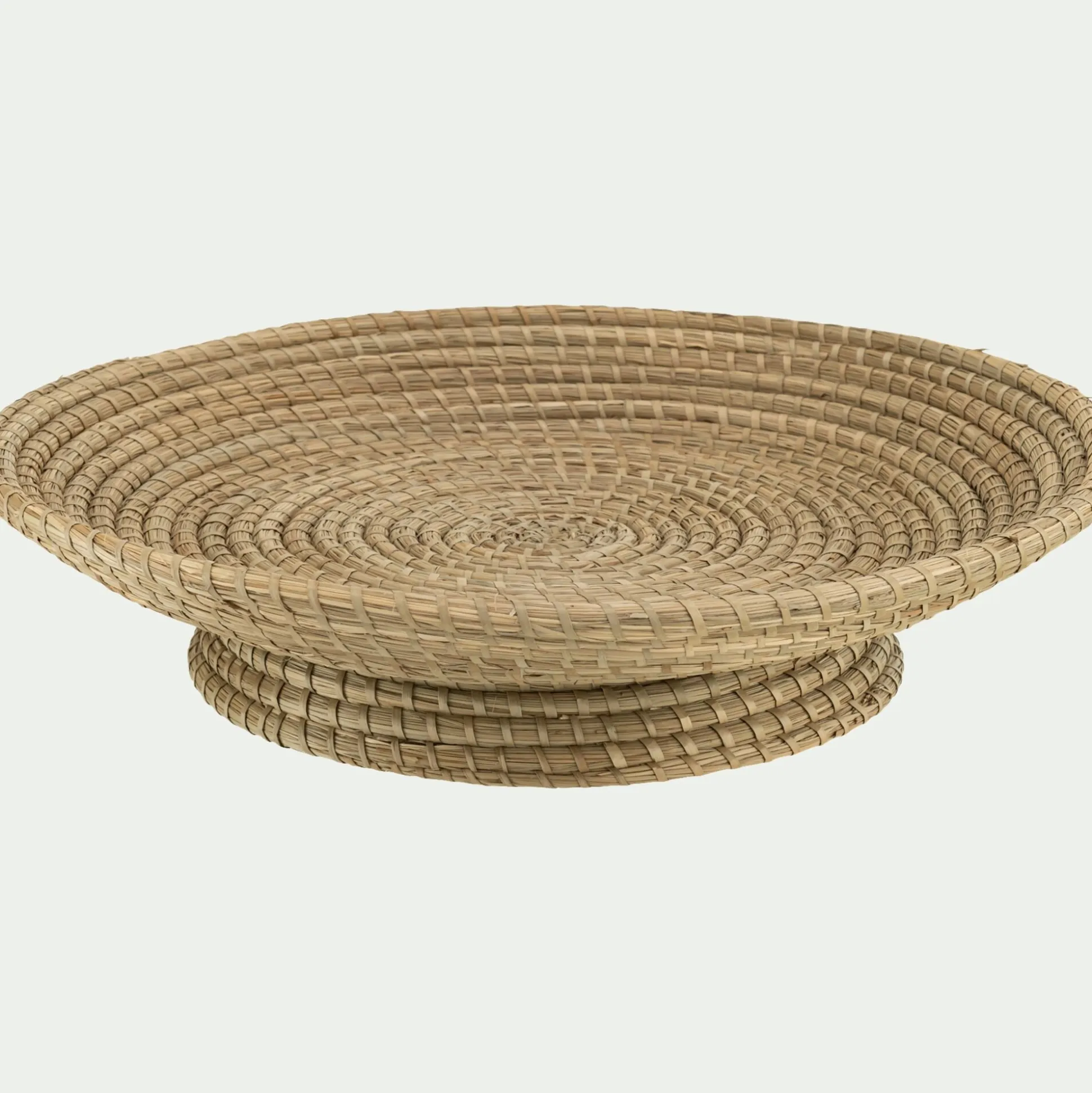 Coupe déco en jonc de mer D26,5cm - naturel