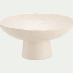 Coupelle décorative 31x15cm - blanc ventoux