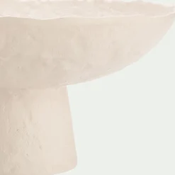 Coupelle décorative 31x15cm - blanc ventoux