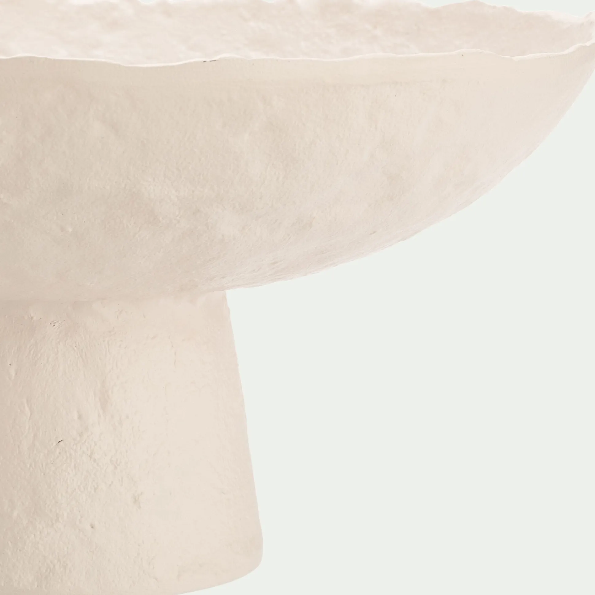Coupelle décorative 31x15cm - blanc ventoux