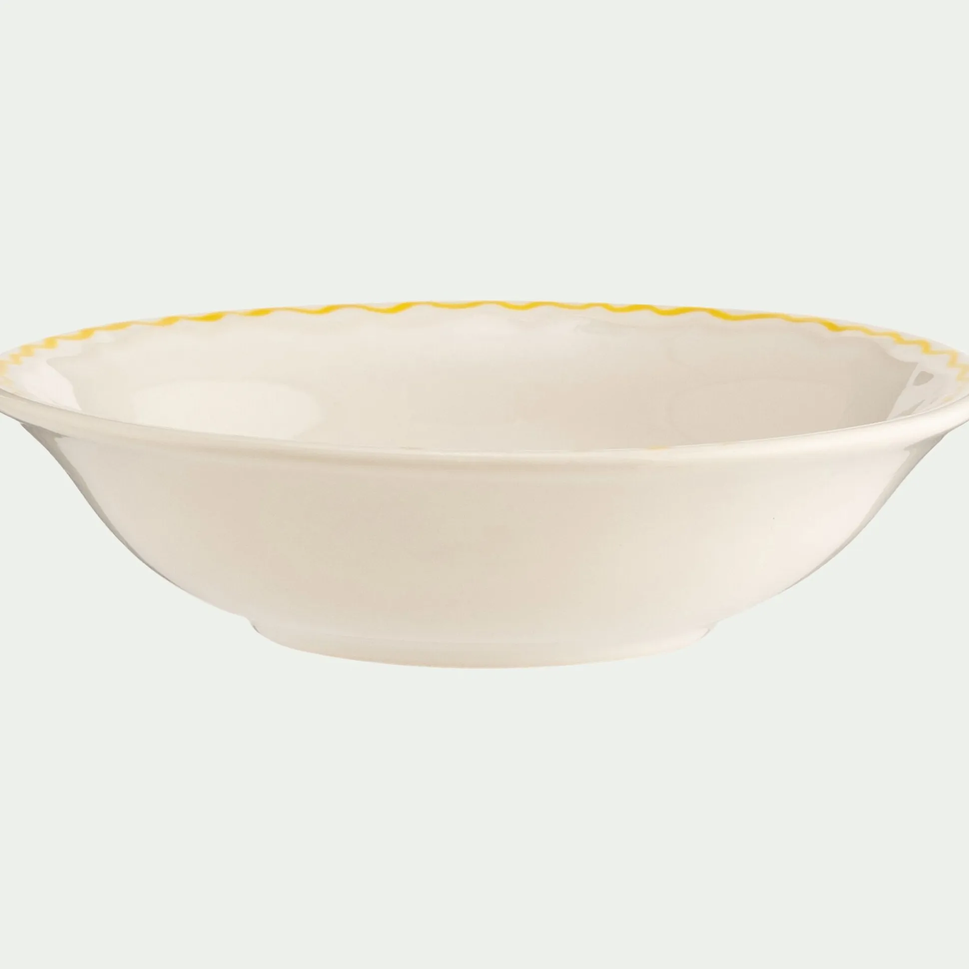 Coupelle en grès D17,5cm - blanc