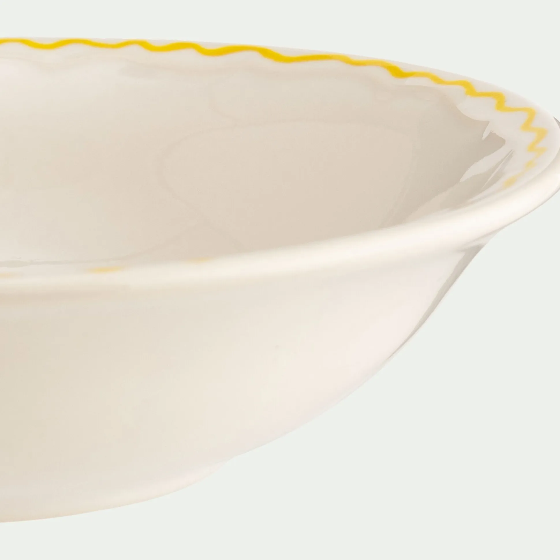 Coupelle en grès D17,5cm - blanc