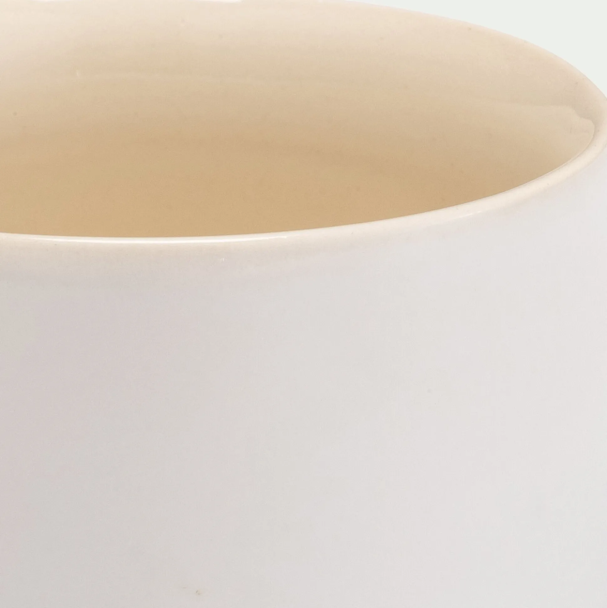 Coupelle en grès D8cm - blanc