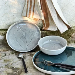 Coupelle en grès D15cm - gris borie