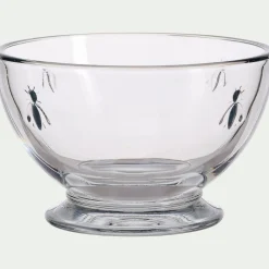 Coupelle en verre D10,5cm - transparent