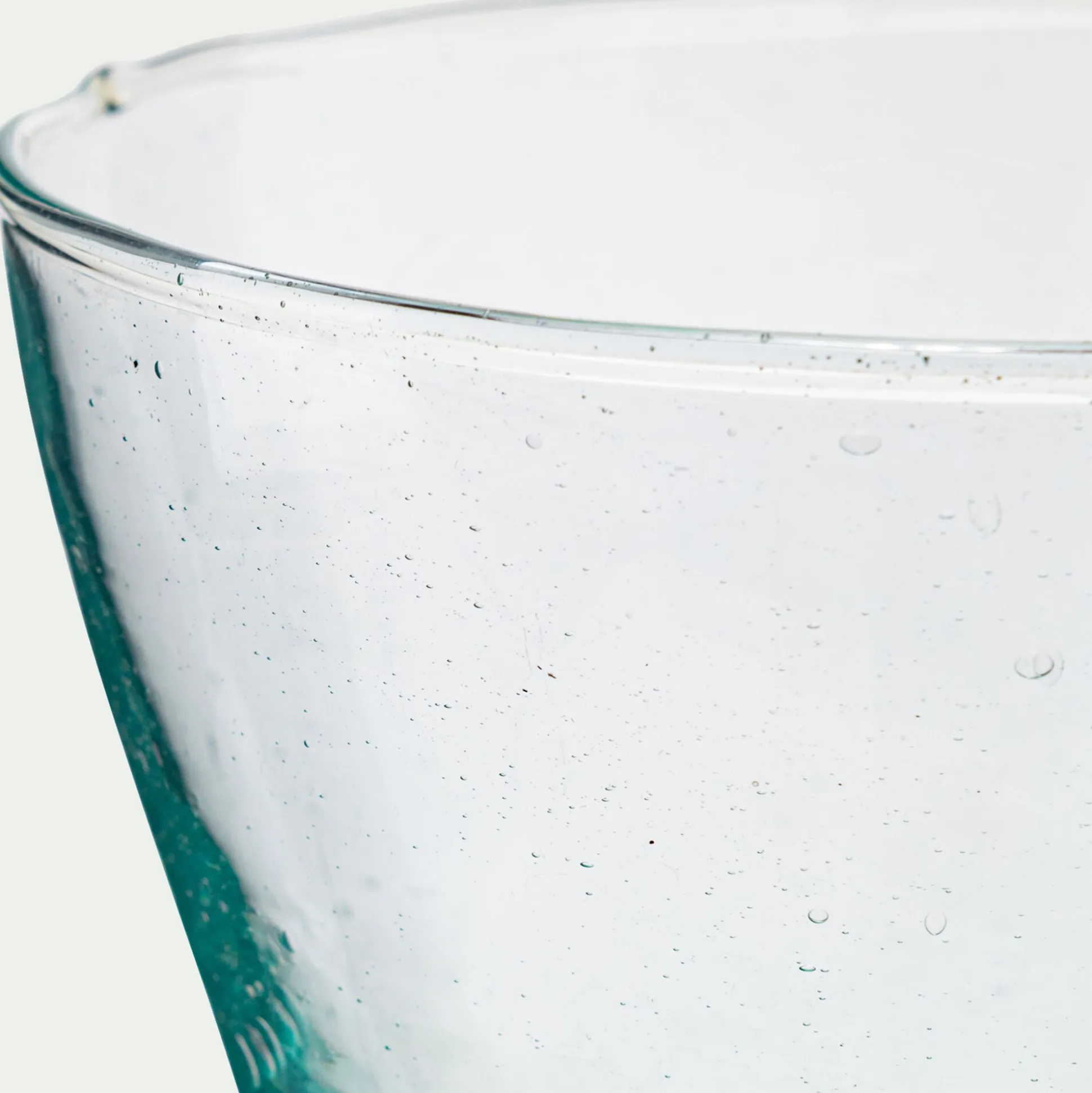 Coupelle en verre recyclé D11,5cm - transparent