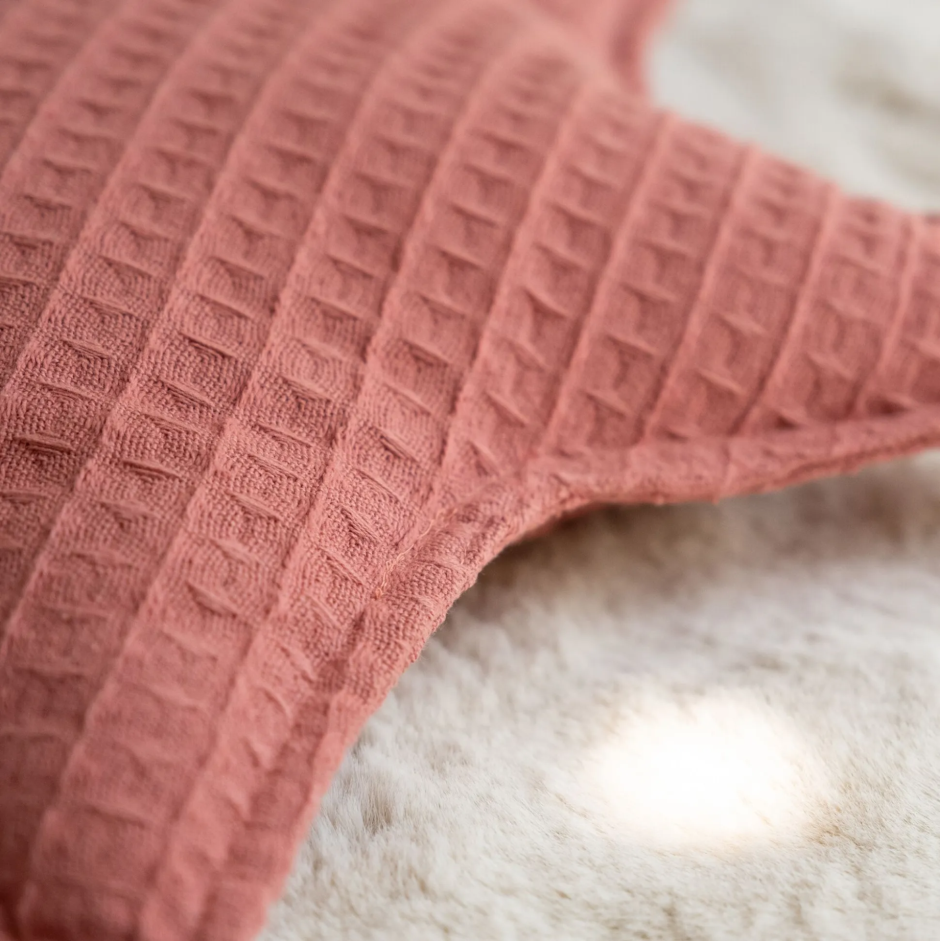 Coussin forme étoile 45x45cm - rose