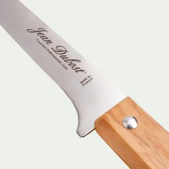 Couteau multi-usages en inox et bois d'olivier 25cm - naturel