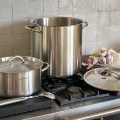 Couvercle en inox De Buyer - argenté D24 cm