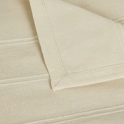 Couvre-lit tissé en coton 230x250cm - beige roucas