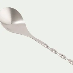 Cuillère à cocktail en inox - argenté