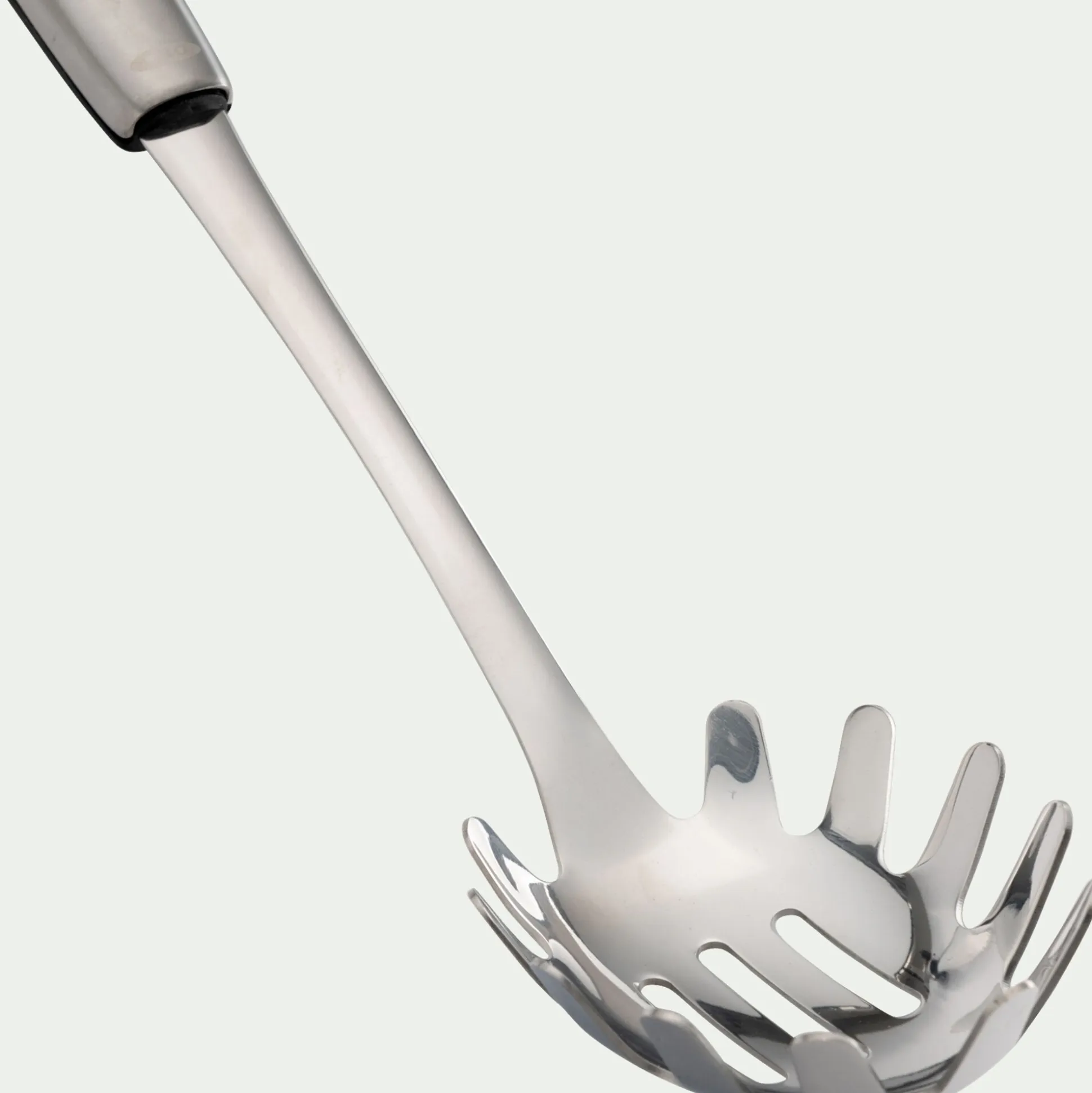 Cuillère à spaghettis en inox - gris métallisé