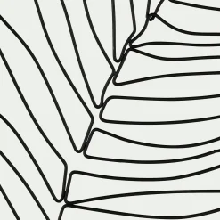Décoration murale palmier - noir L50xl34,5cm