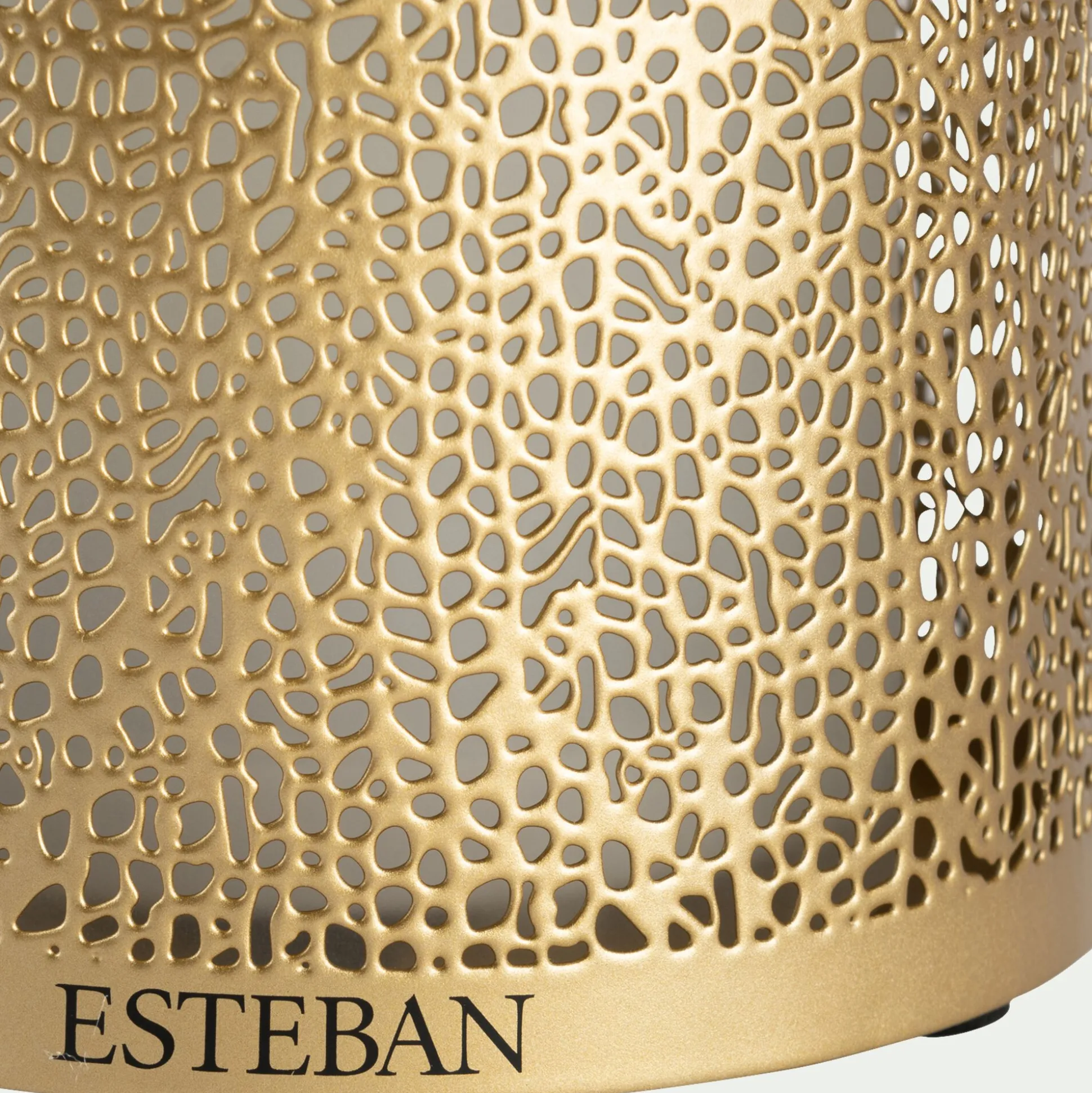 Diffuseur de parfum électrique en métal doré - 100ml