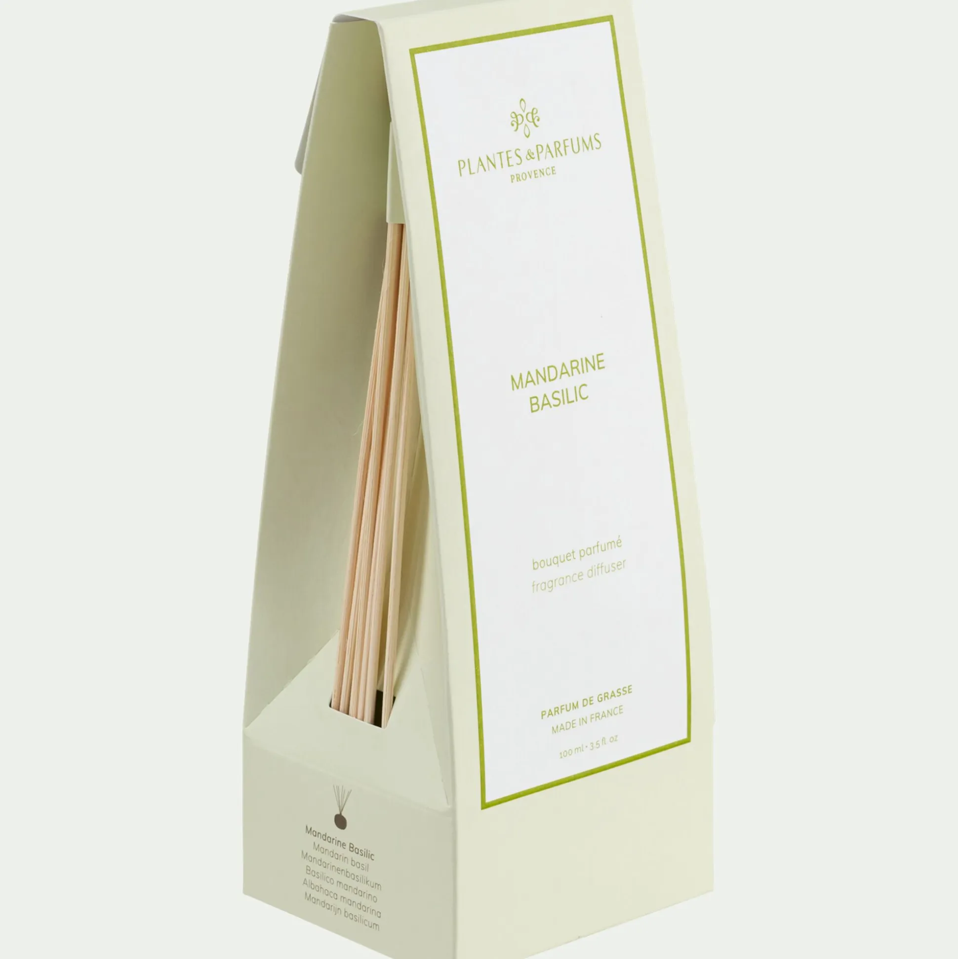 Diffuseur de parfum senteur mandarine et basilic 100ml