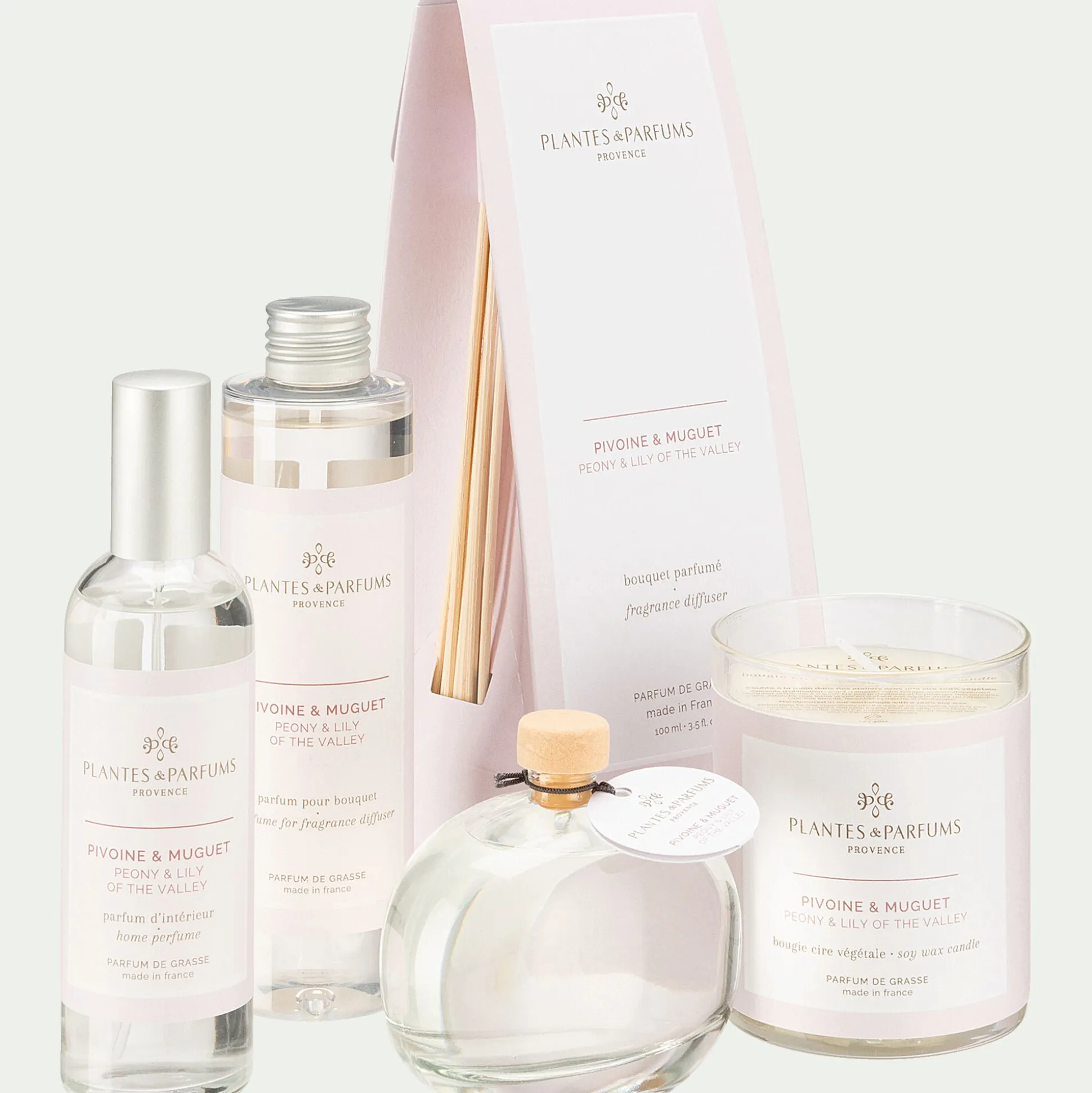 Diffuseur de parfum senteur Pivoine Muguet 100ml