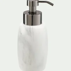 Distributeur de savon en polyrésine - blanc