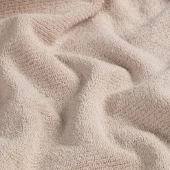 Drap de bain en bouclettes de coton bio - beige alpilles 90x150cm