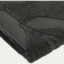 Drap de bain en coton - vert cèdre 100x150cm