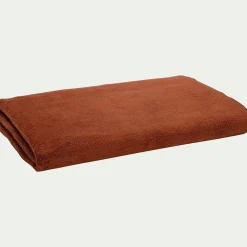 Drap de bain en coton 100x150cm - brun rustrel